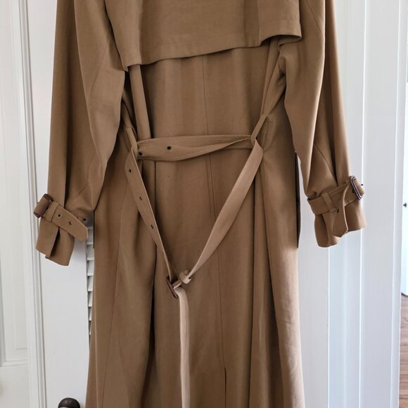 Saint Laurent Twill Trench in Sable Runway Spring/Summer 2024 Size 36 - Picture 8 of 16